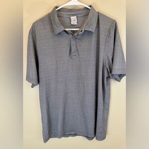 Travis Mathew Men's Heather Grey Polo LARGE- Like New